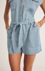 Dash Luxe Denim Romper