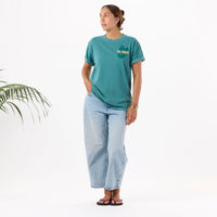 Aloha Kalo Tee Tropical Emerald