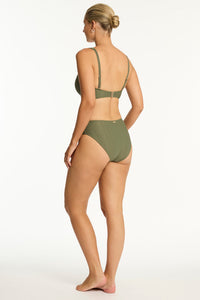 Caracus Mid Bikini Bottom Khaki