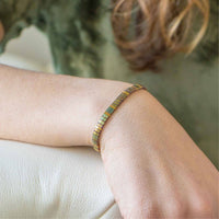 GRASSLANDS - Tila Bead Bracelet | Single: 6.50 Inches - M