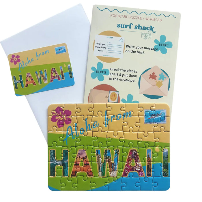 Aloha From Hawaii Postcard Puzzle