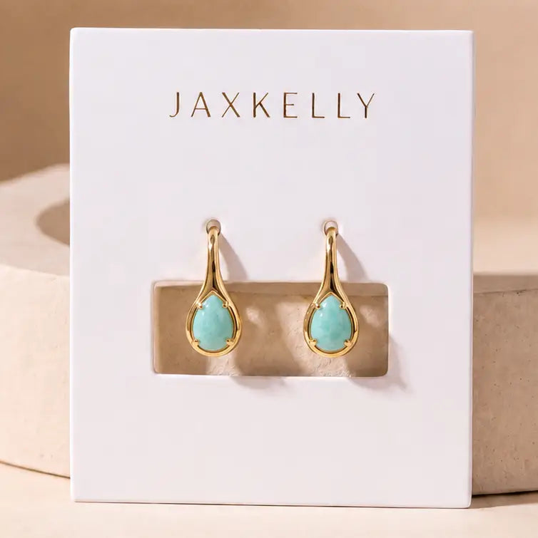 Mini Pear Drop - Amazonite