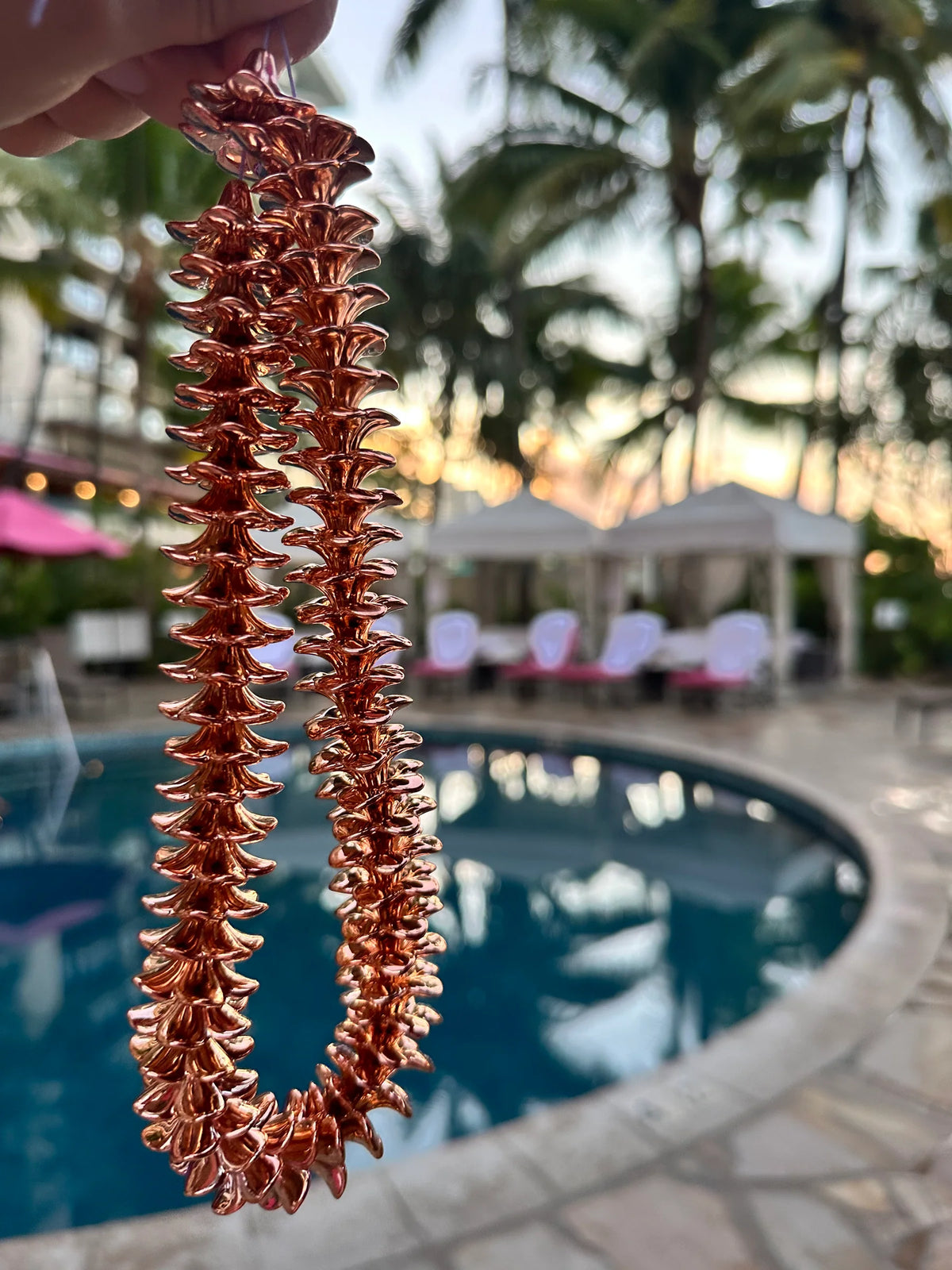 OG Lei Kit Shine Bright Plumeria Rose Gold