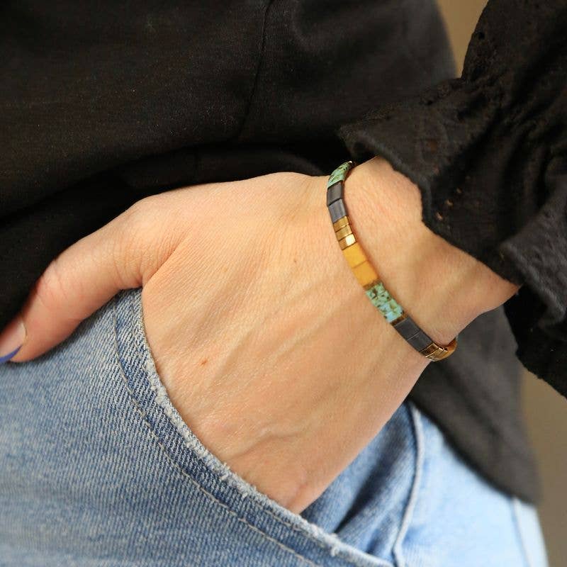 BANDIT - Tila Bead Bracelet | Single: 6.50 Inches - M