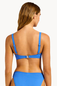 Ruched Underwire Top Sapphire