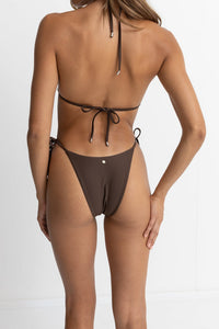 Classic Tie Side Hi Cut Bottom Chocolate