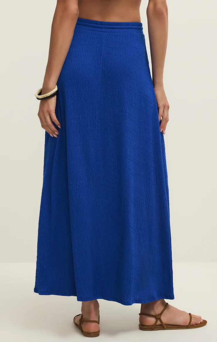 Idris Maxi Skirt Nautical Blue
