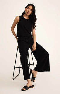 Scout Jersey Crop Flare Pant True Black