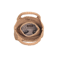Sky's the Limit Small Laced Up Eco Tote Nude