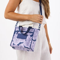Purau Crossbody Lilac on Navy
