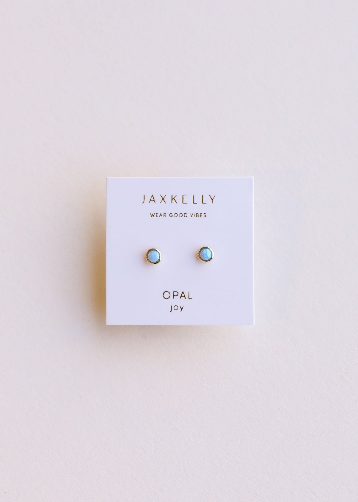 Simple Stud Fire Opal