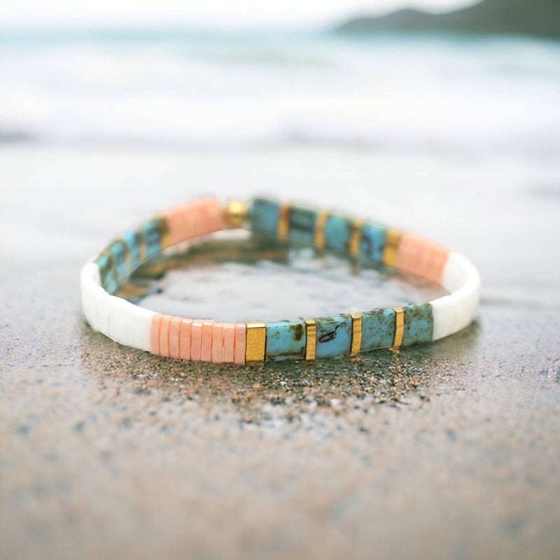 VACATION - Tila Bead Bracelet | Single: 6.50 Inches - M