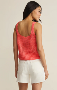 Tate Lace Up Sweater Tank Gelato