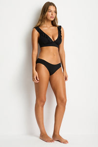 Frill Bra Top Black