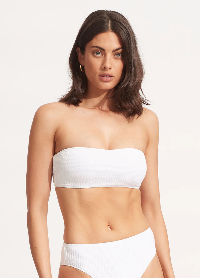 Sea Dive Tube Top White