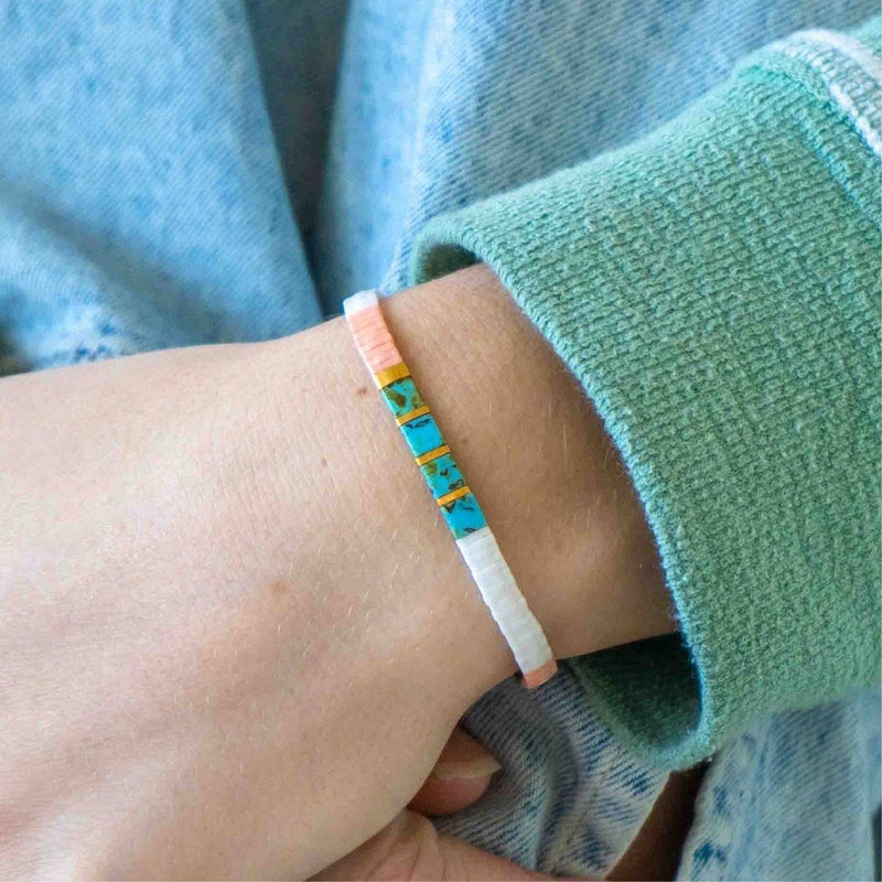 VACATION - Tila Bead Bracelet | Single: 6.50 Inches - M