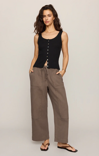 Kit Twill carpenter Pant Pebble Coast