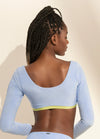 Benny Longsleeve Crop Serenity Lavender