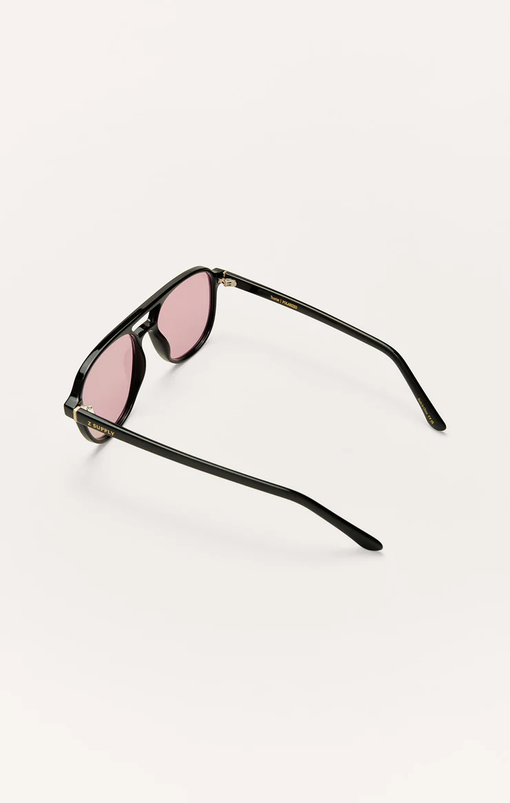 Tourist Sunglasses Black/Pink