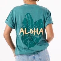 Aloha Kalo Tee Tropical Emerald