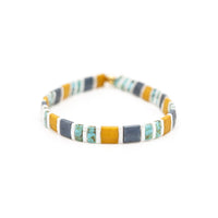 SIERRA GOLD - Tila Bead Bracelets: 6.25 inches - S / Desert Sands