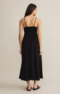 Beachside Midi Dress Black