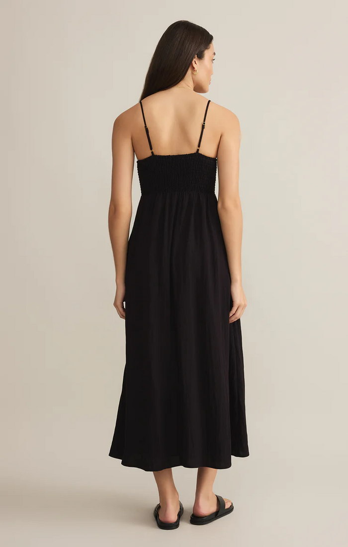Beachside Midi Dress Black
