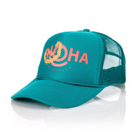 Lei Aloha Trucker Hat Jade