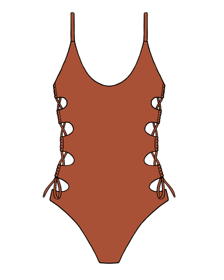 Makena One Piece Cocoa