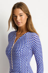 Solars Long Sleeved Surf Suit Blue