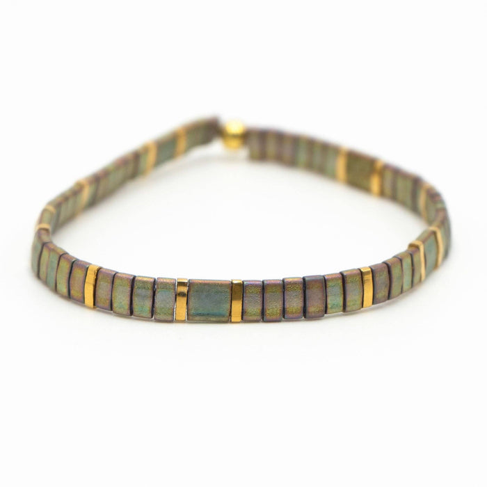 GRASSLANDS - Tila Bead Bracelet | Single: 6.50 Inches - M