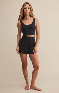 Dawn Rib Short Black Sand