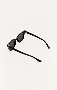 High Tide Polished Black /Gray Sunglasses