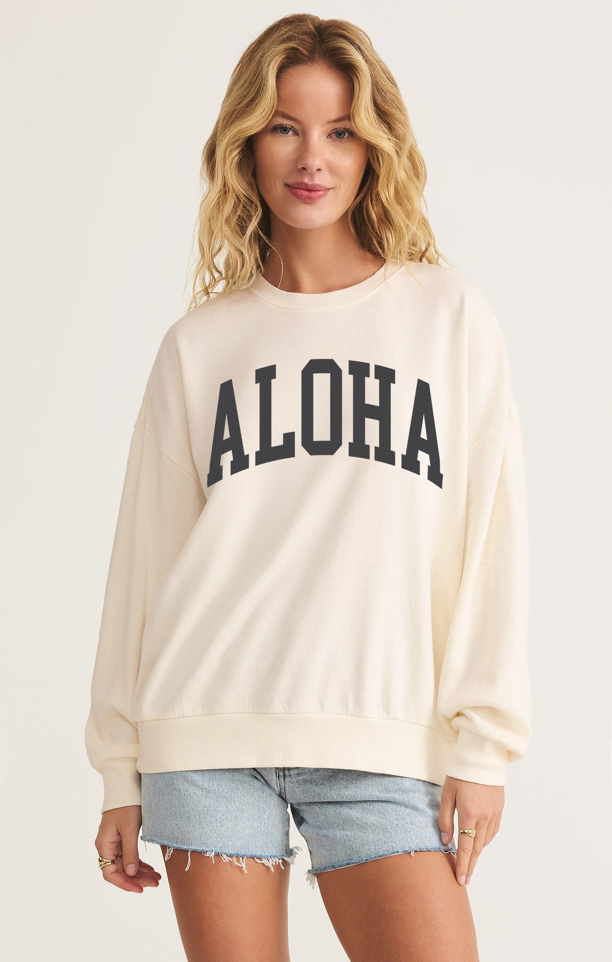 Aloha Sunday Sweatshirt Sea Salt
