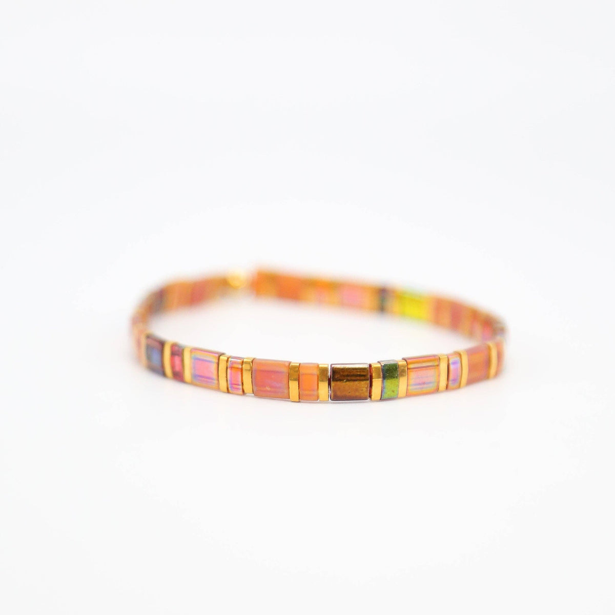 PAINTED MESA - Tila Bead Bracelets: 6.25 inches - S / Cathedral