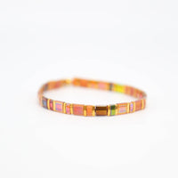 PAINTED MESA - Tila Bead Bracelets: 6.25 inches - S / Cathedral