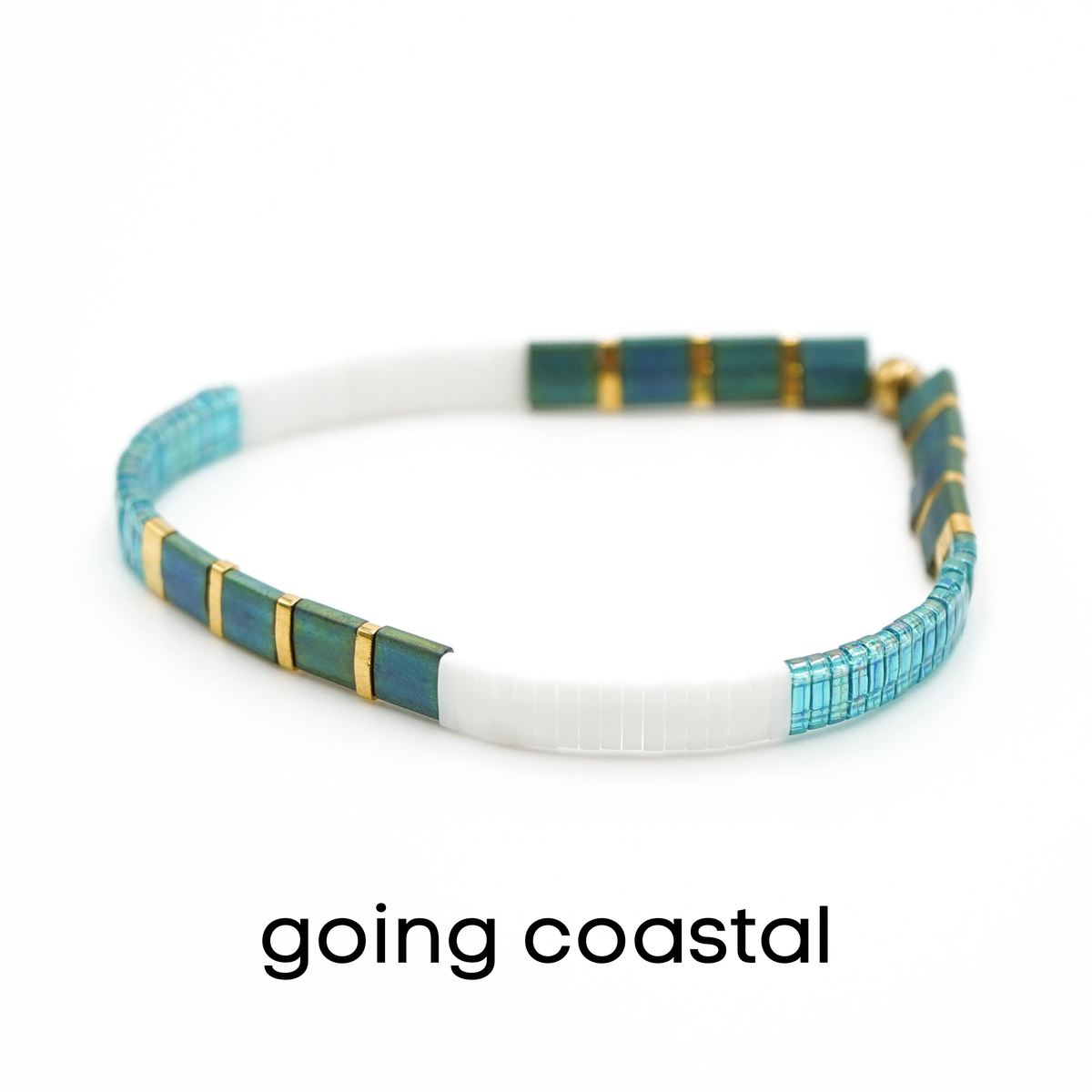 BOHO SUNRISE - Tila Bead Bracelets: 6.25 inches - S / Going Coastal