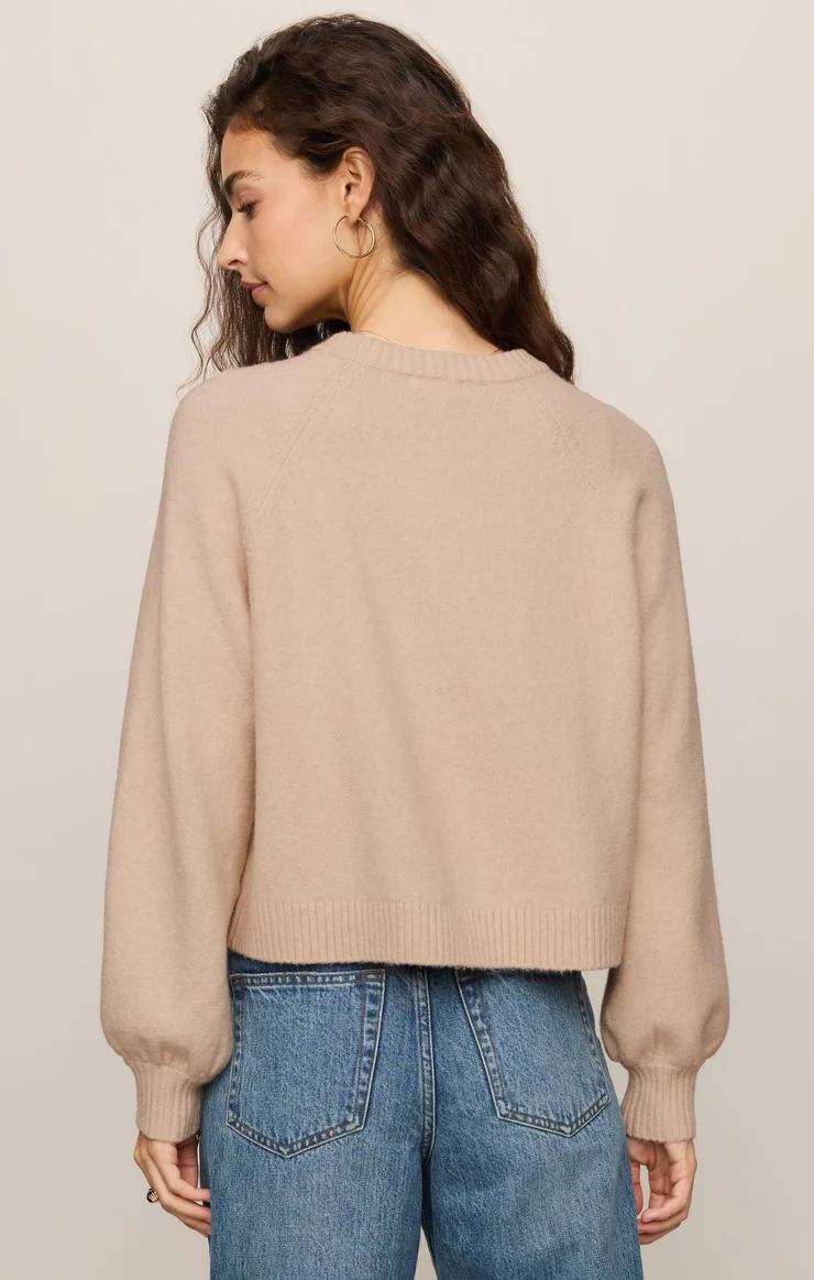 Coming Up Cozy Sweater Ecru
