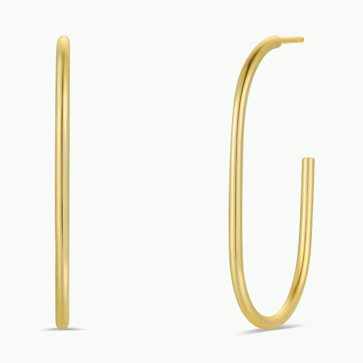 Gold Open Large Hoop