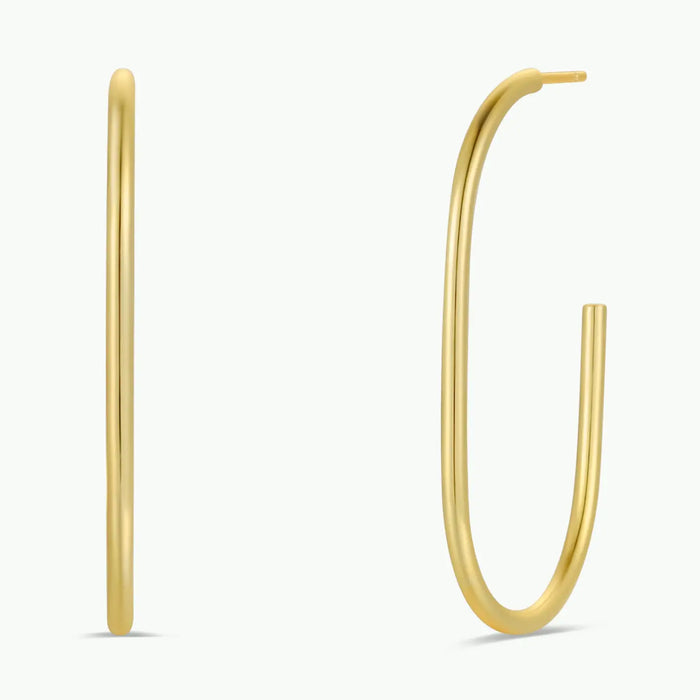 Gold Open Large Hoop