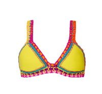 Ferrarini By PQ Swim Crochet Top Dandelion