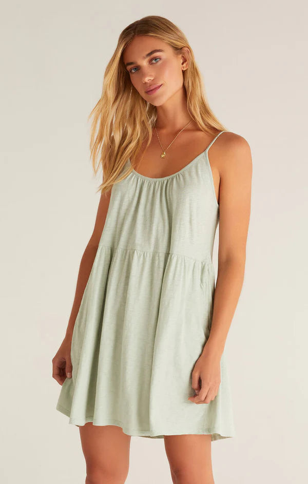 Parker Knit Mini Dress Seaglass