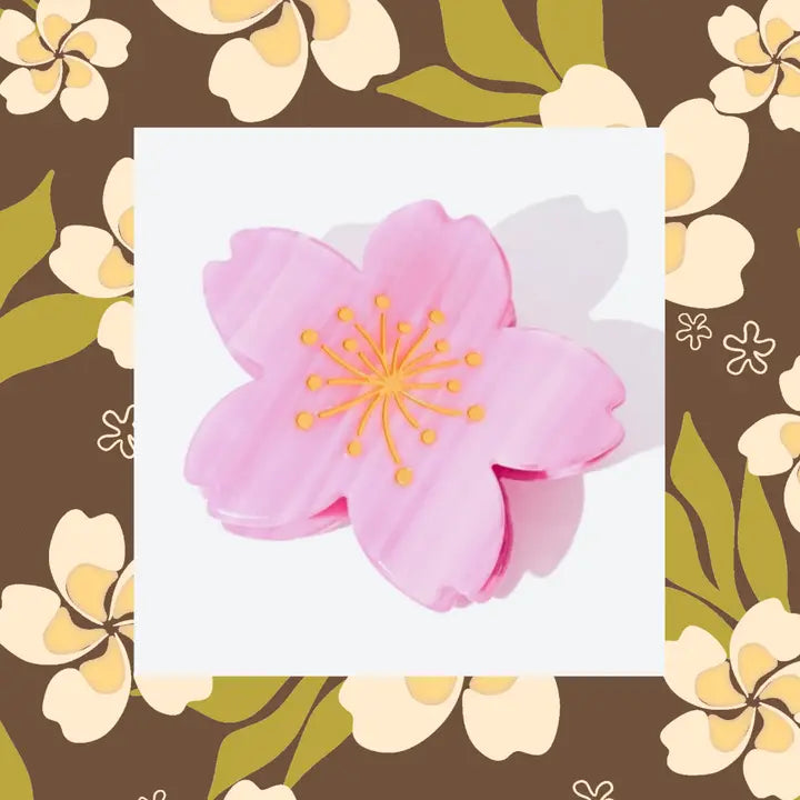 Lima Flower Claw Clip