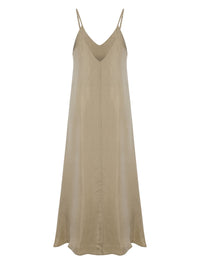 Lucid Flow Maxi Dress Khaki Green