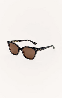 High Tide Polished Marbled Tort/Bronze Sunglasses