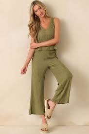 Coastline Rib Pant Hunter Green