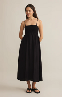 Beachside Midi Dress Black