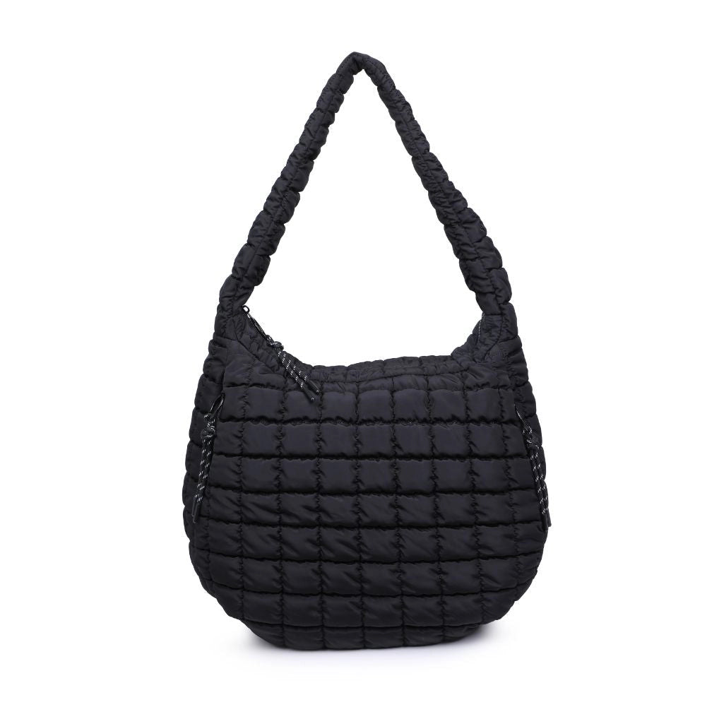 Revive Puffer Hobo Bag Black