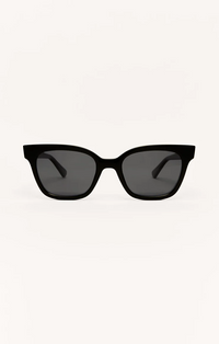 High Tide Polished Black /Gray Sunglasses