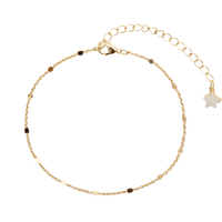 Circles in the Sand Anklet Gold